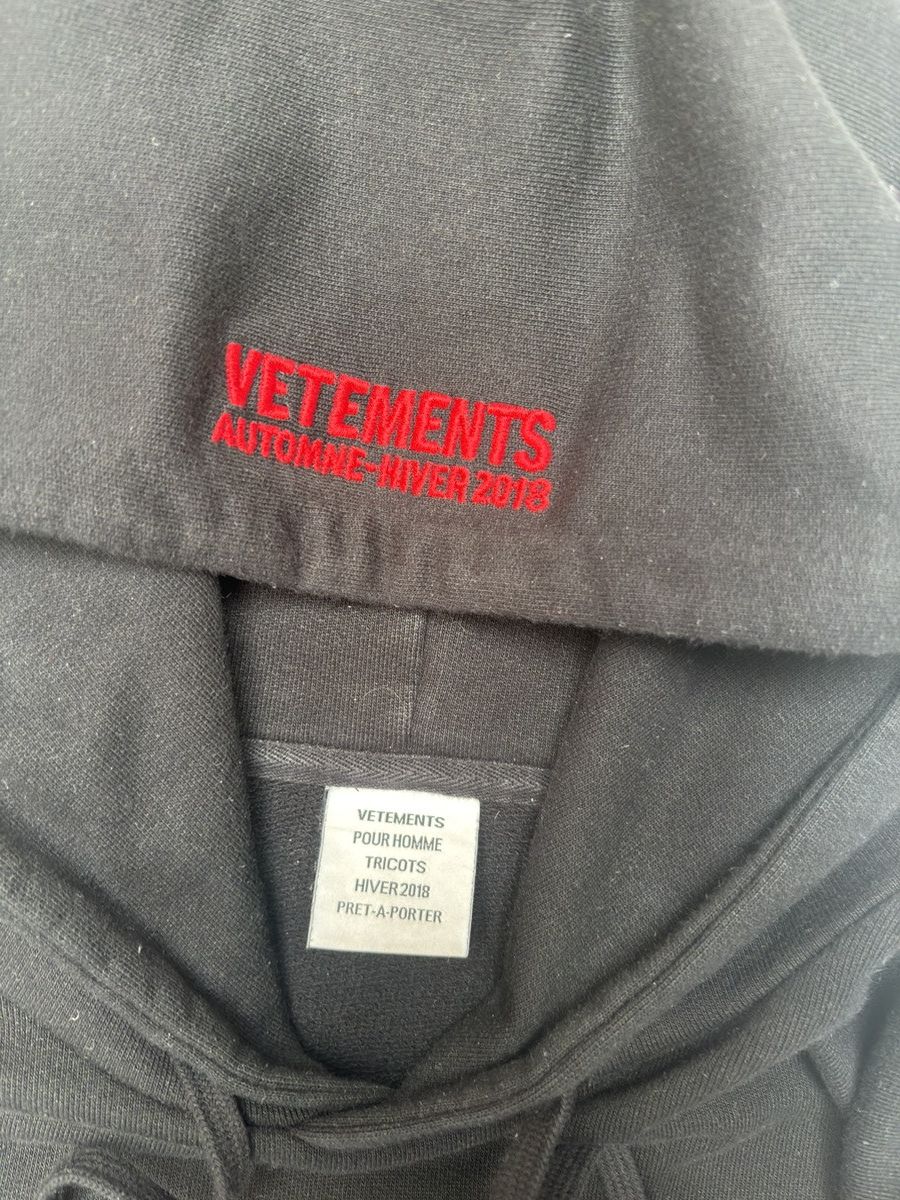 Vetements French terry hoodie Size US XS / EU 42 / 0 - 2 Thumbnail