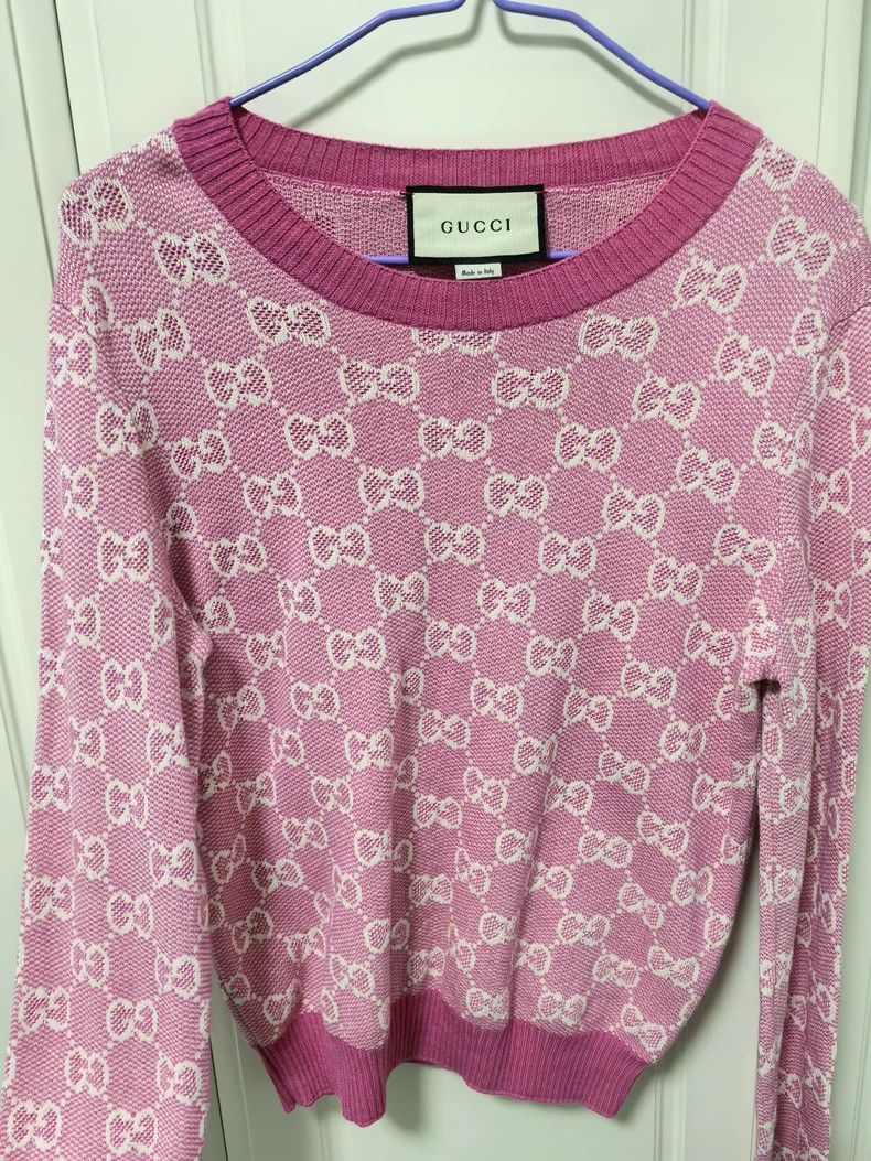 Gucci GucciPink full-print sweater 2503-Nextarrow Size M / US 6-8 / IT 42-44 - 2 Thumbnail