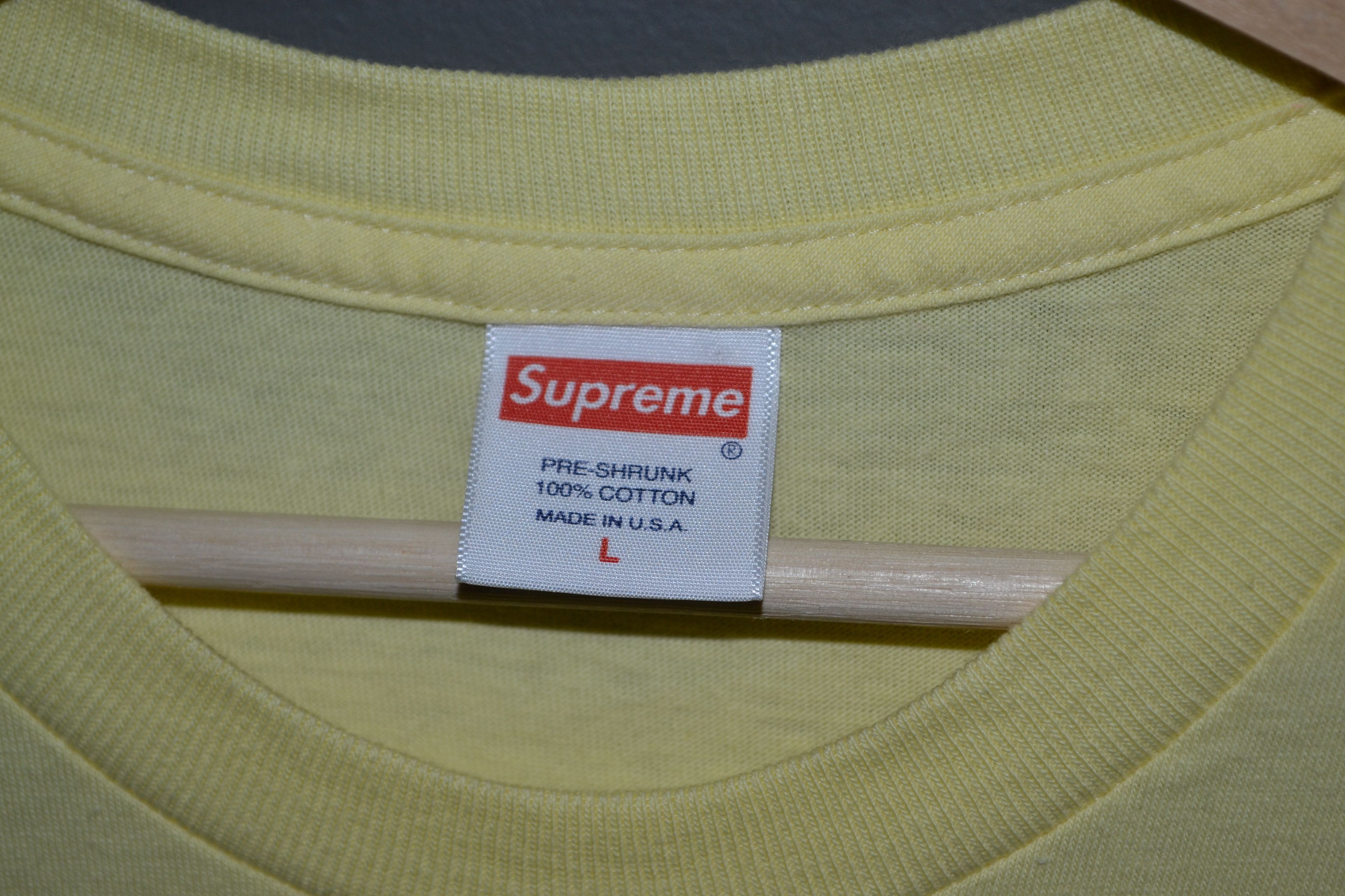 Supreme Supreme Eternal Tee Gold Yellow L FW18 T-Shirt Infinity Size US L / EU 52-54 / 3 - 5 Thumbnail