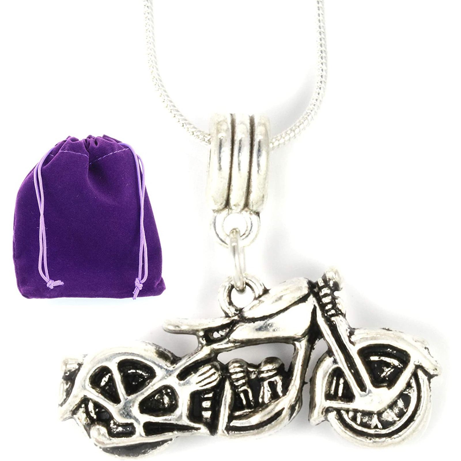 & Other Stories Biker Jewelry - Biker Pendant - Motorcycle Necklace Size ONE SIZE - 1 Thumbnail