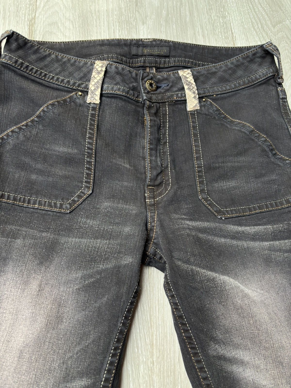 Japanese Brand Hf by bobson lace-up flare jeans Size US 29 - 4 Thumbnail