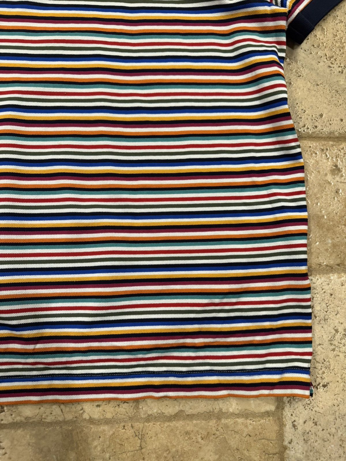 Missoni Missoni Multicolor Striped Polo Shirt Size US XL / EU 56 / 4 - 4 Thumbnail