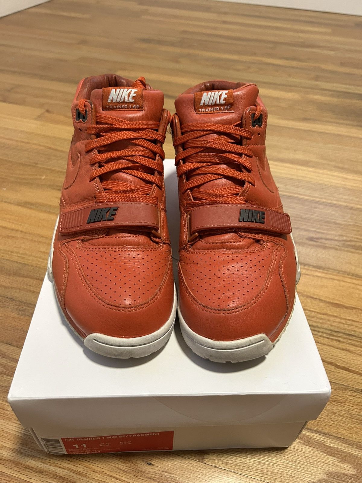 Nike Air Trainer 1 Mid SP x Fragment Design Rust Size 11