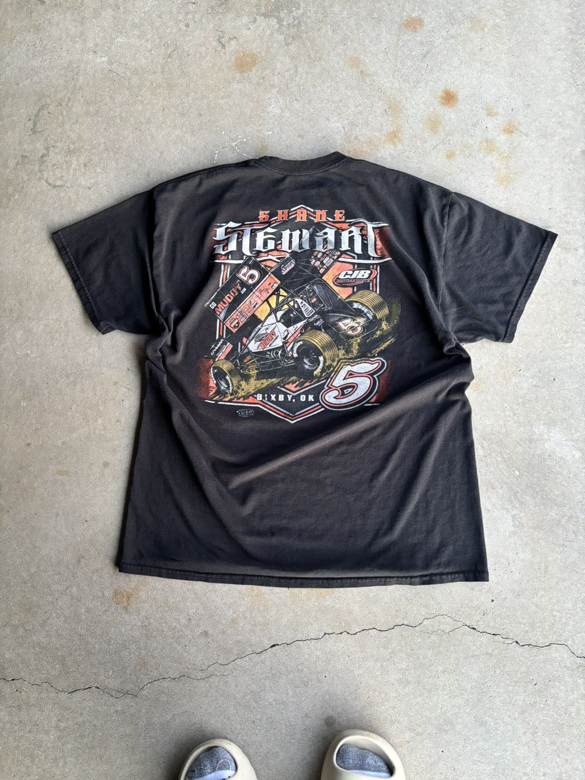 Other Crazy Faded Black Shane Stewart Motorsports Boxy Tee Size US XL / EU 56 / 4 - 1 Thumbnail