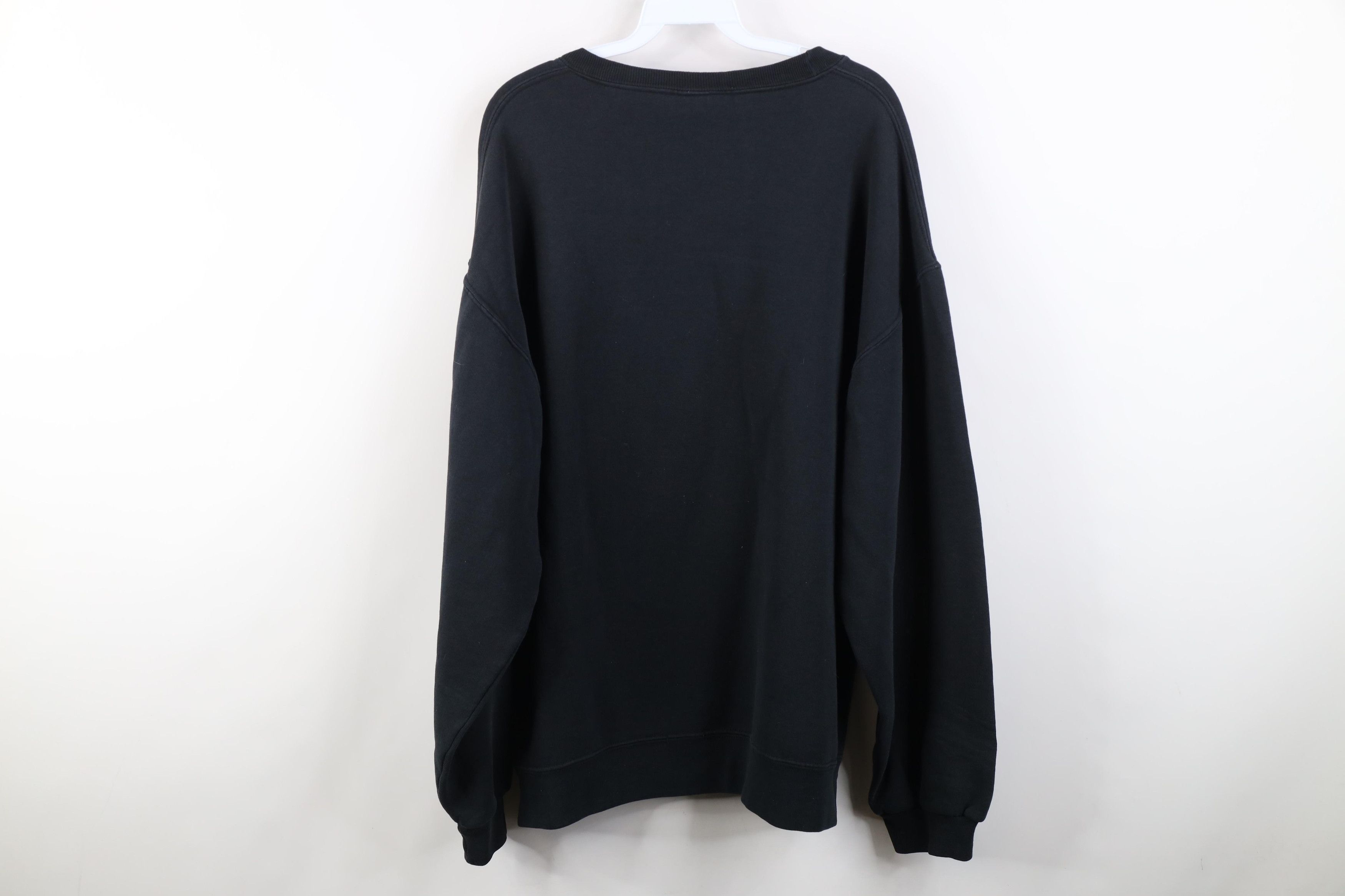 Russell Athletic Vintage 90s Russell Athletic Blank Crewneck Sweatshirt Black Size US XXL / EU 58 / 5 - 11 Thumbnail