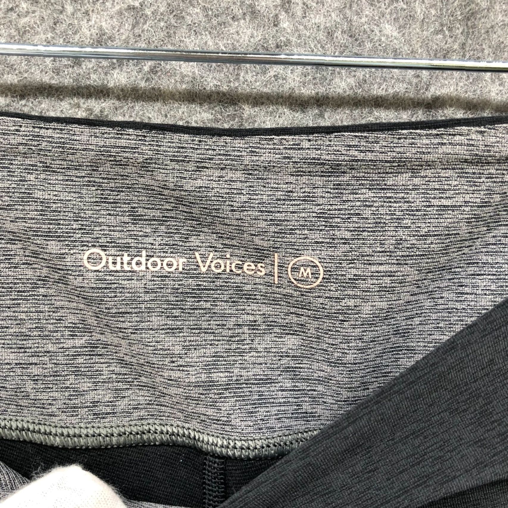 Outdoor Voices Outdoor Voices 7/8 Leggings Womens M Gray Blue Colorblock Yoga Active Gym Size 32" / US 10 / IT 46 - 5 Thumbnail