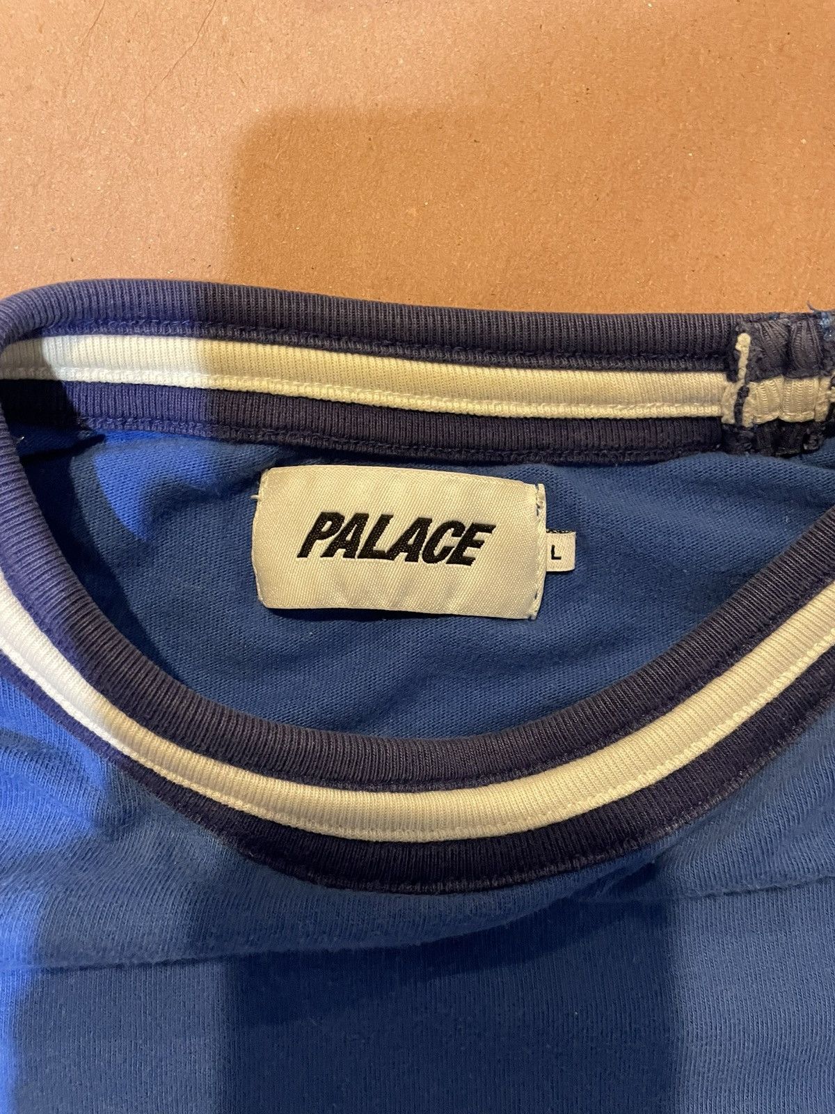 Palace Palace blue ribbed tee Size US M / EU 48-50 / 2 - 2 Thumbnail