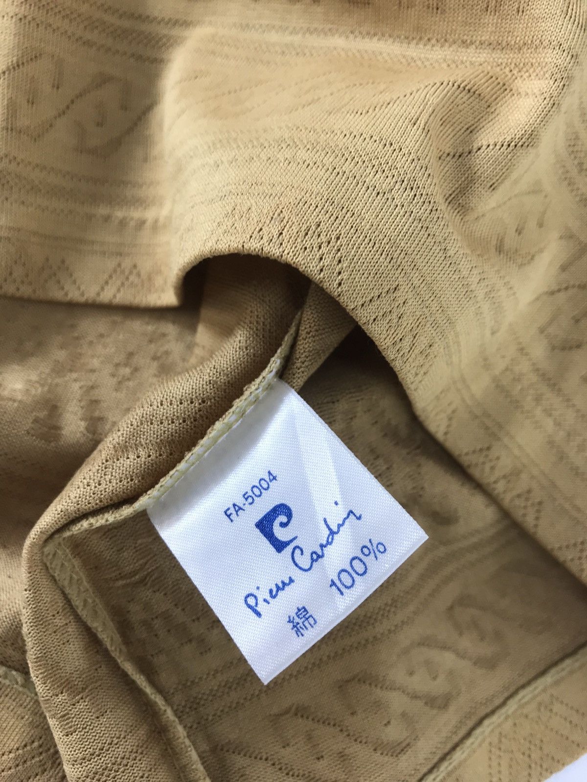 Pierre Cardin 90s Pierre Cardin Paris Tricot Single Pocket Polo Tee Size US M / EU 48-50 / 2 - 6 Thumbnail