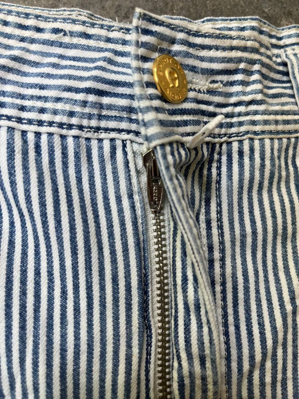 Aigner AIGNER STRIPES JEANS WOMEN BALOON STYLE Size 31" - 7 Thumbnail