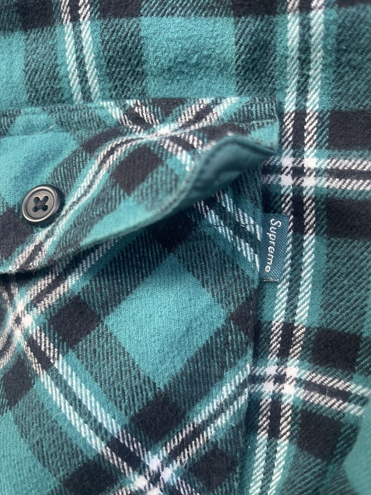 Supreme Supreme Arc Logo Quilted Flannel Shirt Size US L / EU 52-54 / 3 - 4 Thumbnail