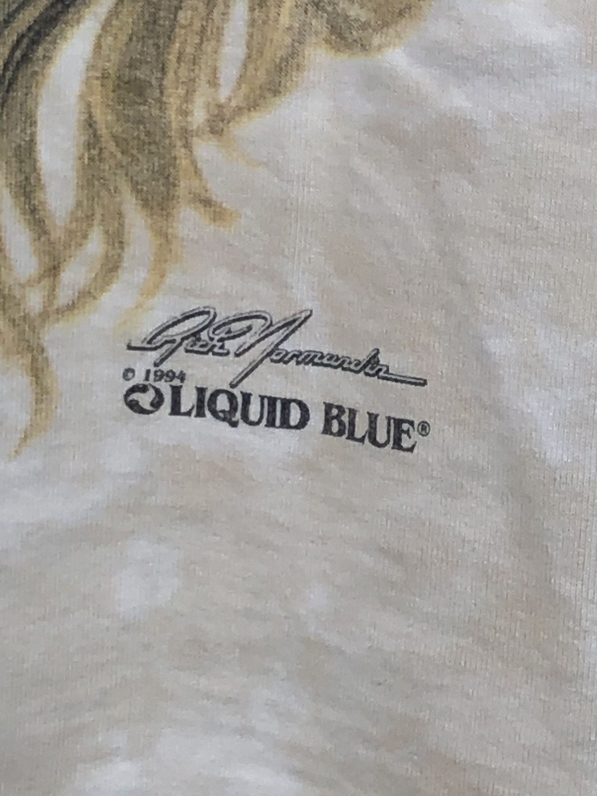 Liquid Blue VERY RARE VINTAGE LIQUID BLUE OVERPRINT MADE IN U.S.A 1994 Size US L / EU 52-54 / 3 - 3 Thumbnail