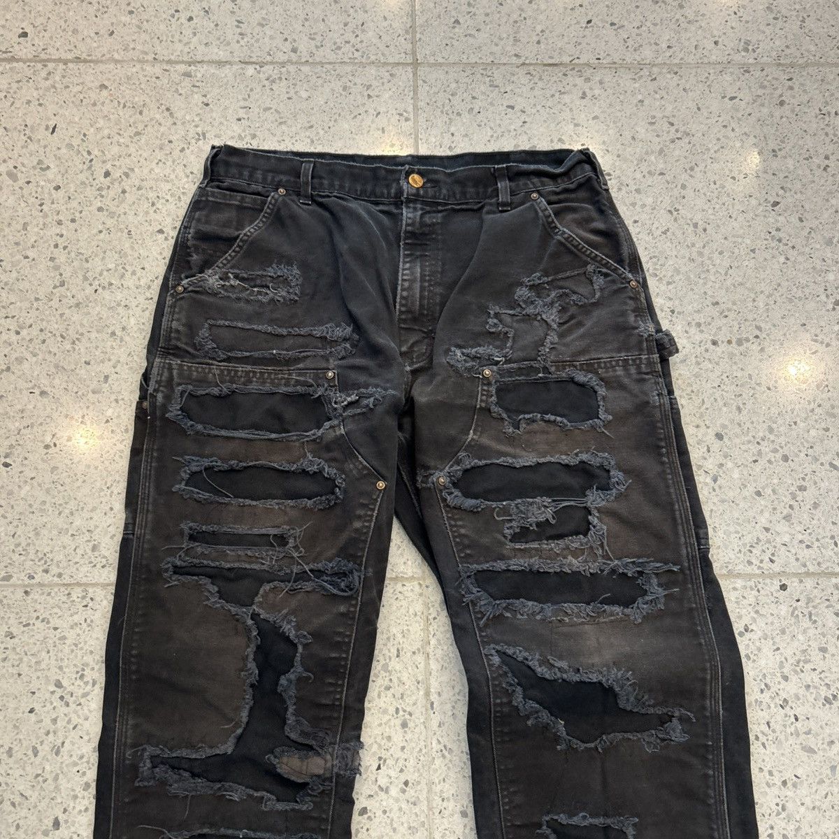 Thrashed double knee