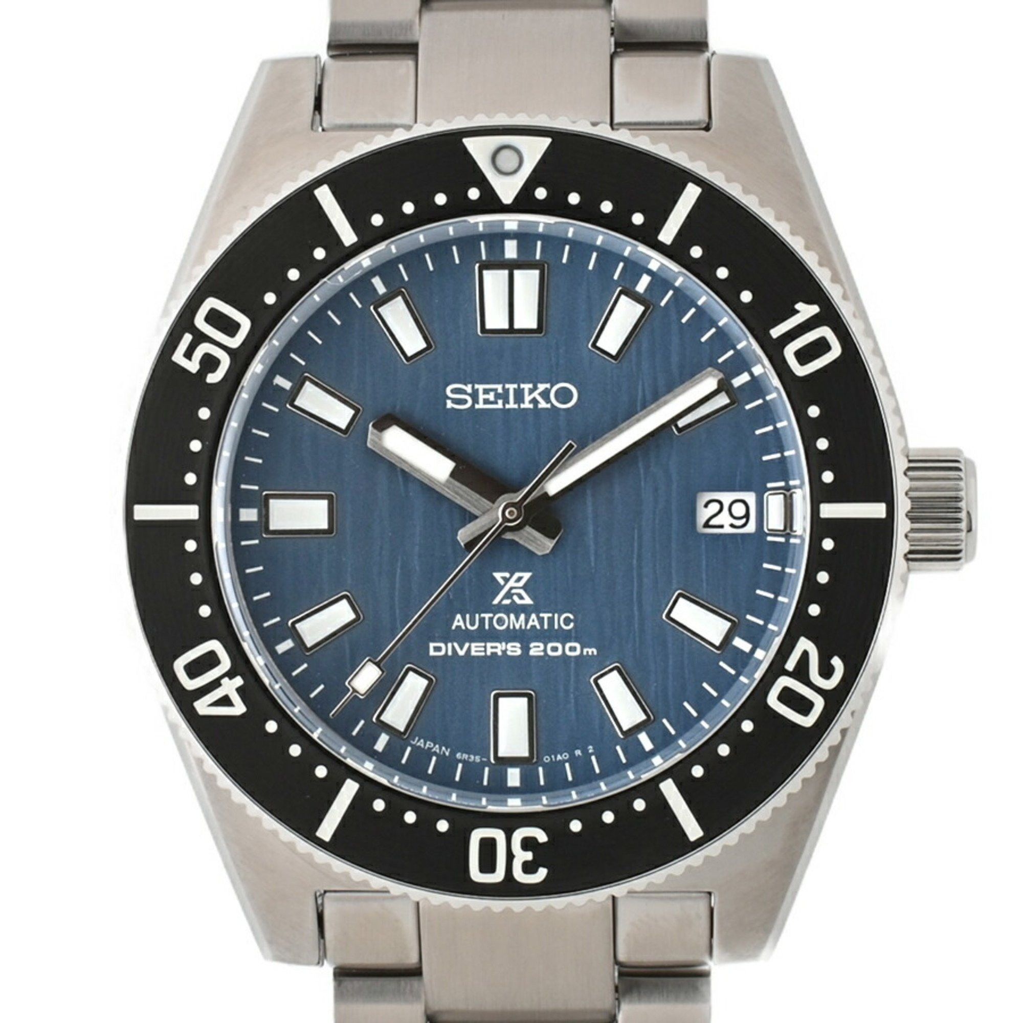 image of Seiko Prospex Sbdc165 6R35-01V0 1965 Mechanical Divers Modern Design Save The Ocean E-153632 in Blu