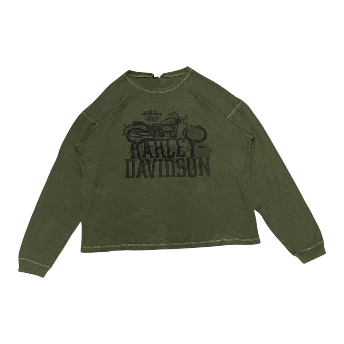 Harley Davidson VINTAGE 2006 HARLEY DAVIDSON CHI-TOWN LONG SLEEVE Size US XL / EU 56 / 4 - 1 Thumbnail