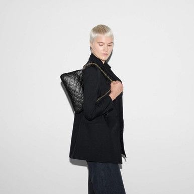 Gucci o1la5ras0526 Size: OS / GG Emblem Medium Shoulder Bag Black Size ONE SIZE - 2 Thumbnail