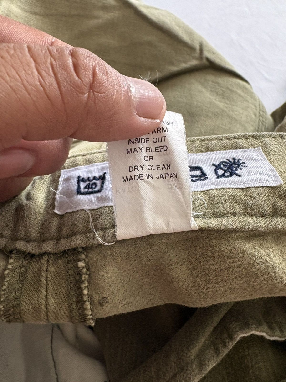 KATO KATO TOOL PROJECT BUCKLE BACK CARGO PANTS Size US 29 - 4 Thumbnail