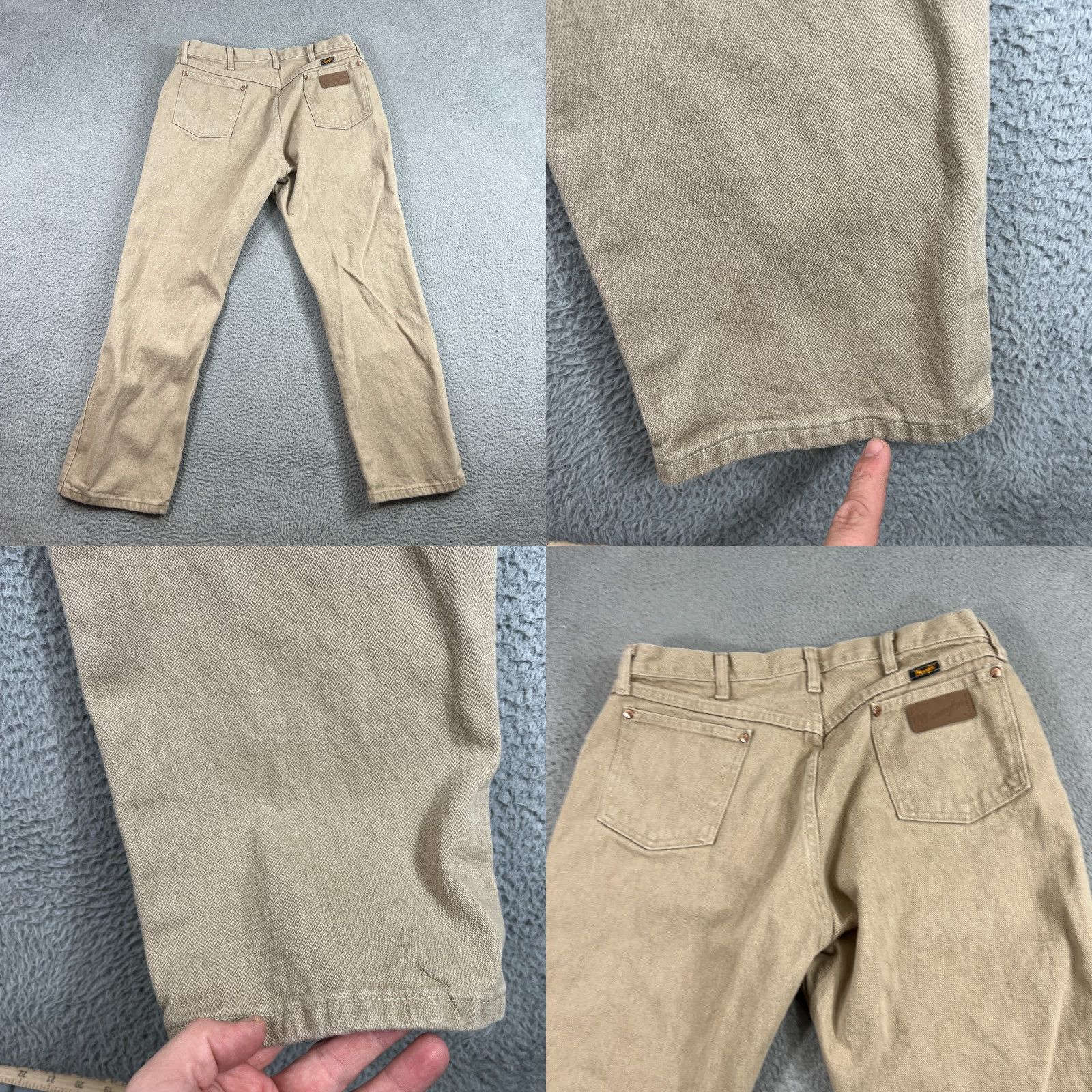 Wrangler Wrangler 1013MWZ Jeans Mens Tan Classic Straight Leg Denim 36x30 Size US 28 / EU 44 - 8 Thumbnail