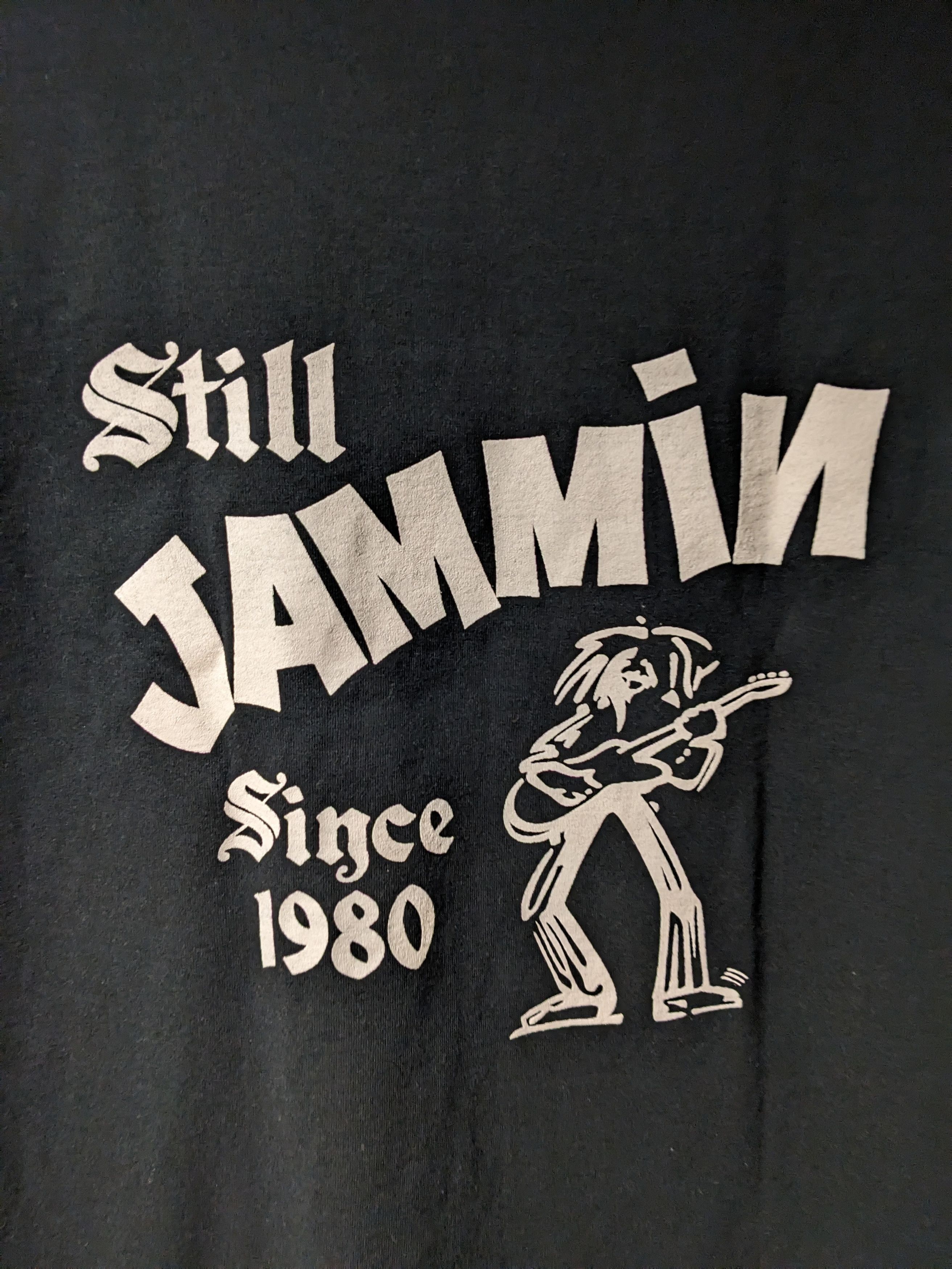 Band Tees × Vintage Vintage 90s Jimi Hendrix Mixx Still Jammin 1980 T-Shirt Size US L / EU 52-54 / 3 - 5 Thumbnail