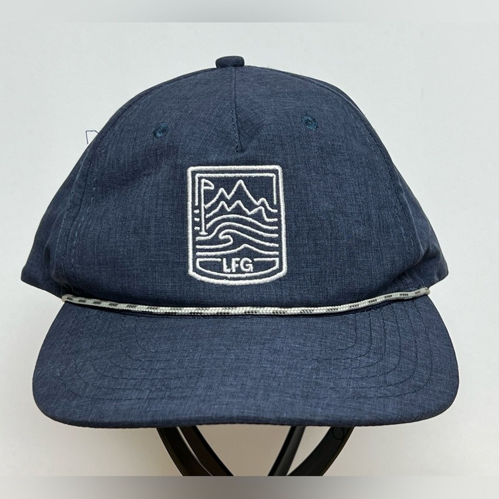 Callaway Golf Live Forever Golf LFG Rope Hat The Snap Back Cap Navy Size ONE SIZE - 1 Thumbnail