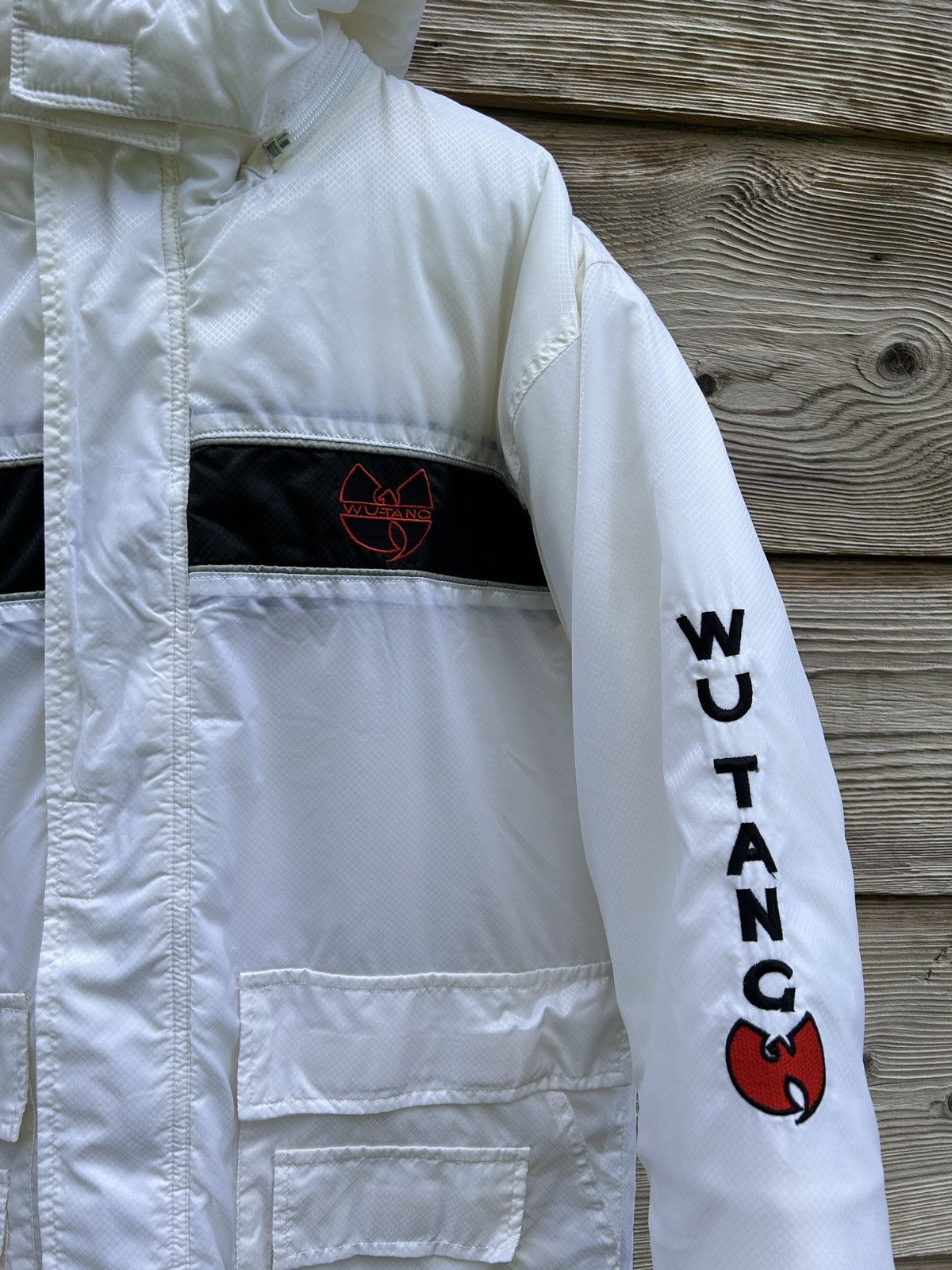Vintage 90s Vintage Wu Tang Clan Drill Style Parka Jacket Size US M / EU 48-50 / 2 - 2 Thumbnail