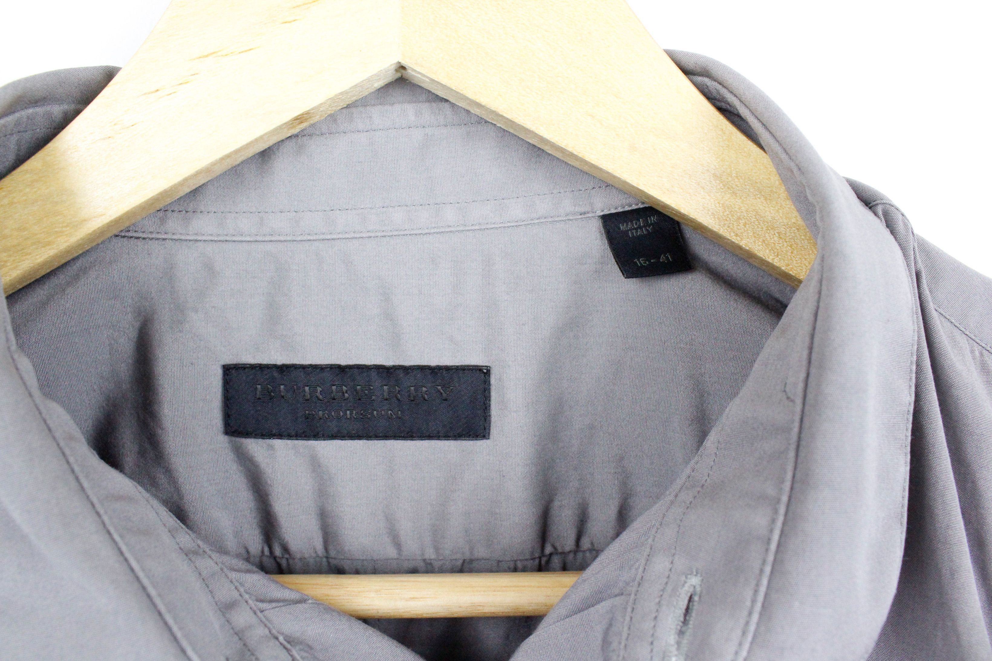 Burberry × Burberry Prorsum Burberry Prorsum Pale Grey Formal Classic Shirt Size US L / EU 52-54 / 3 - 4 Thumbnail
