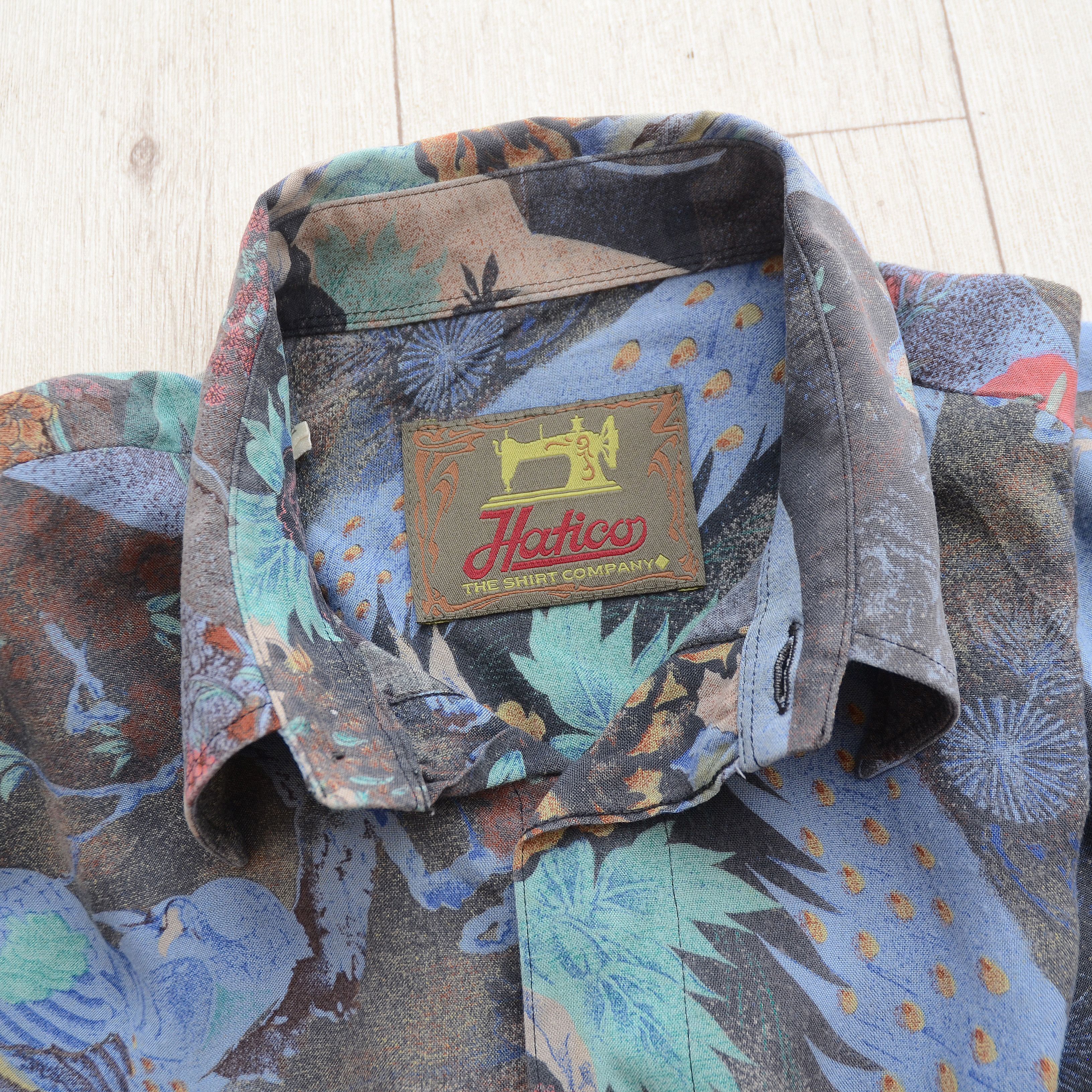 Vintage Vintage Hatico Hawaii Shirt L Viscose Abstract Floral Size US L / EU 52-54 / 3 - 7 Thumbnail