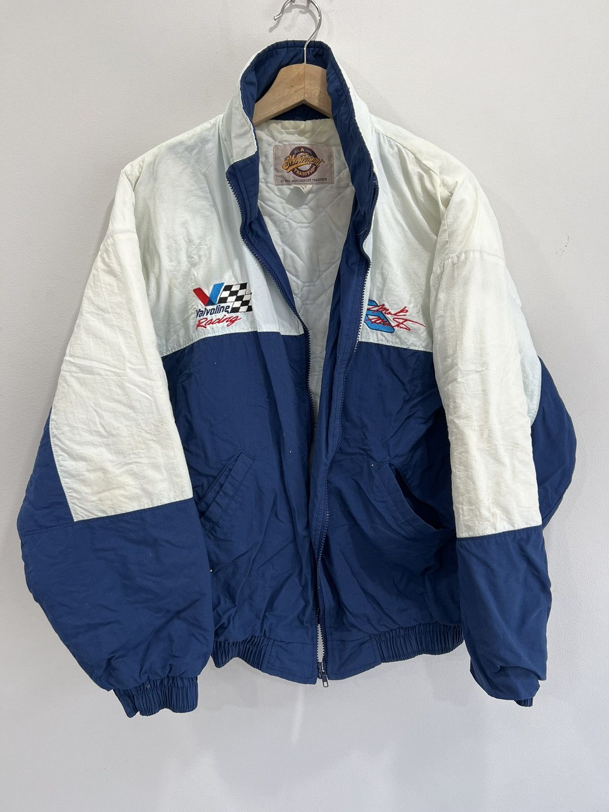 Vintage Vintage Valovoline Racing Jacket zip Size US XL / EU 56 / 4 - 1 Thumbnail