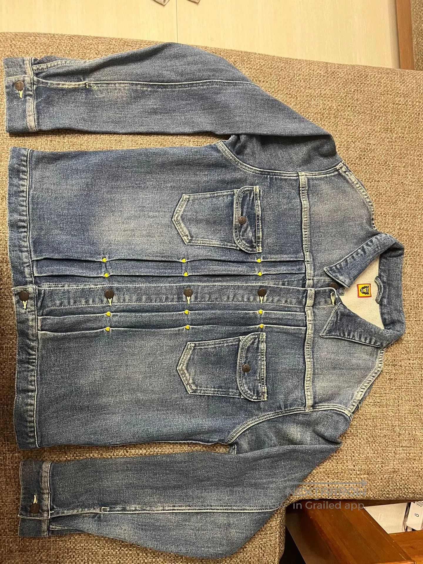 Human Made Human Made Embroidered Denim Jacket. Size US L / EU 52-54 / 3 - 2 Thumbnail