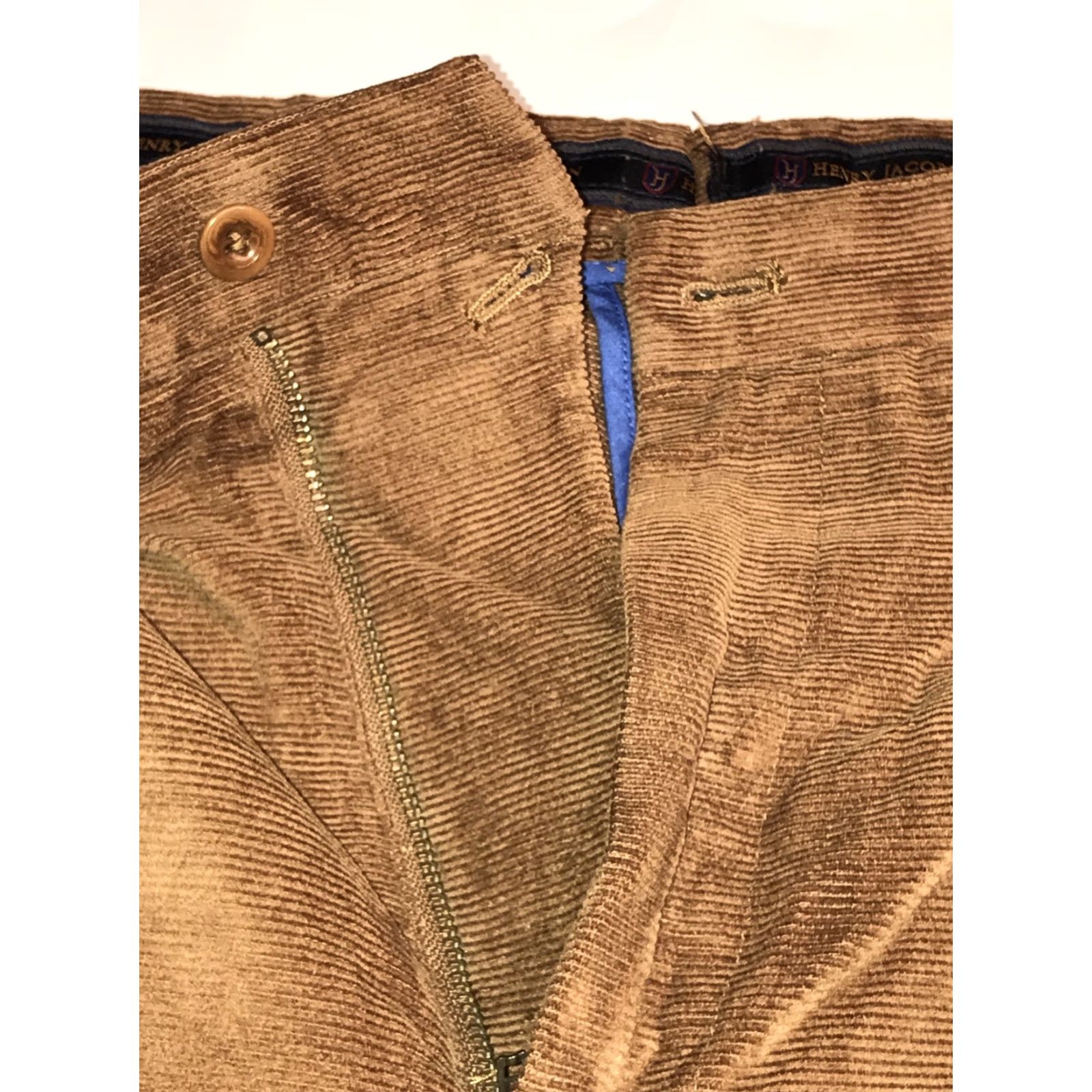 Vintage VINTAGE Henry Jacobson Brown Corduroy Pants Men 36 Classic Fit Brown Cotton Tencel Corduroy Pants 90s Fashion Mens Size US 36 / EU 52 - 6 Thumbnail