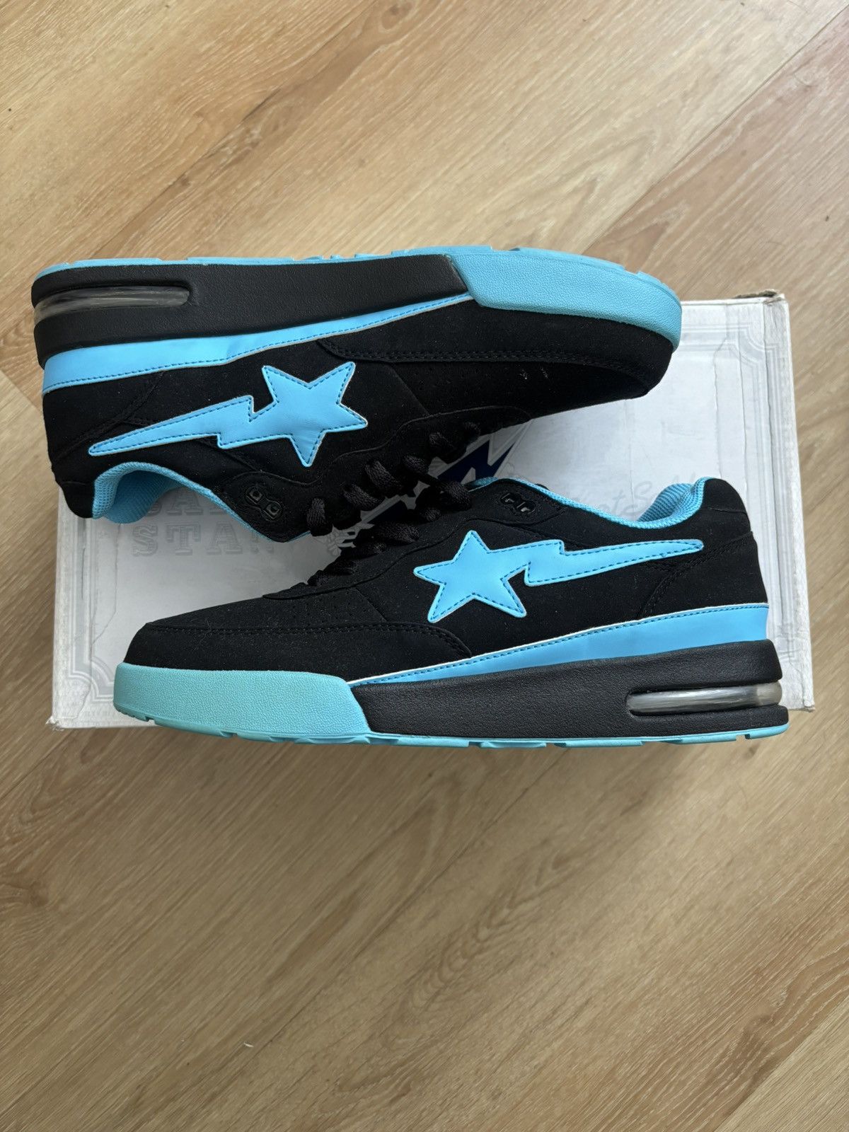 Bape Bape RoadSta M1 Low 'Blue Black' Size US 9 / EU 42 - 1 Thumbnail