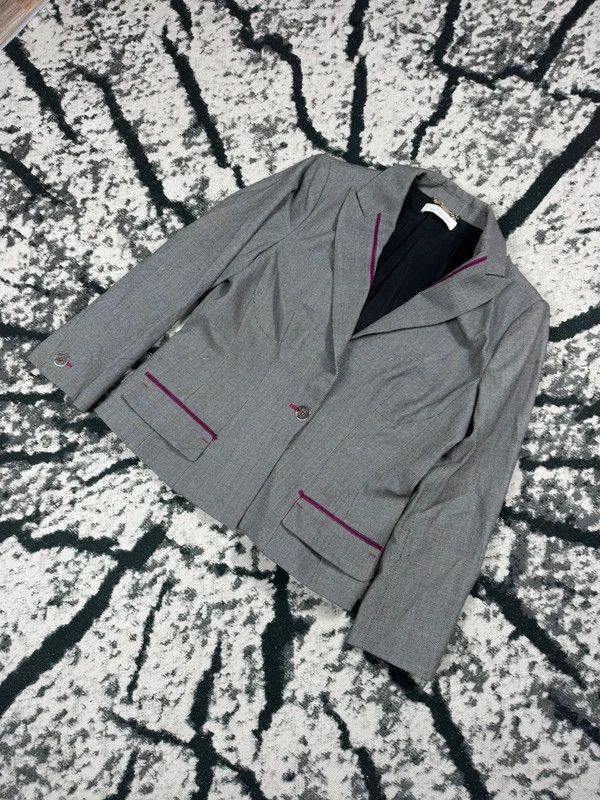 Versace Versace Collection gray polka dot jacket XXL Size XXL / US 16-18 / IT 52-54 - 2 Thumbnail