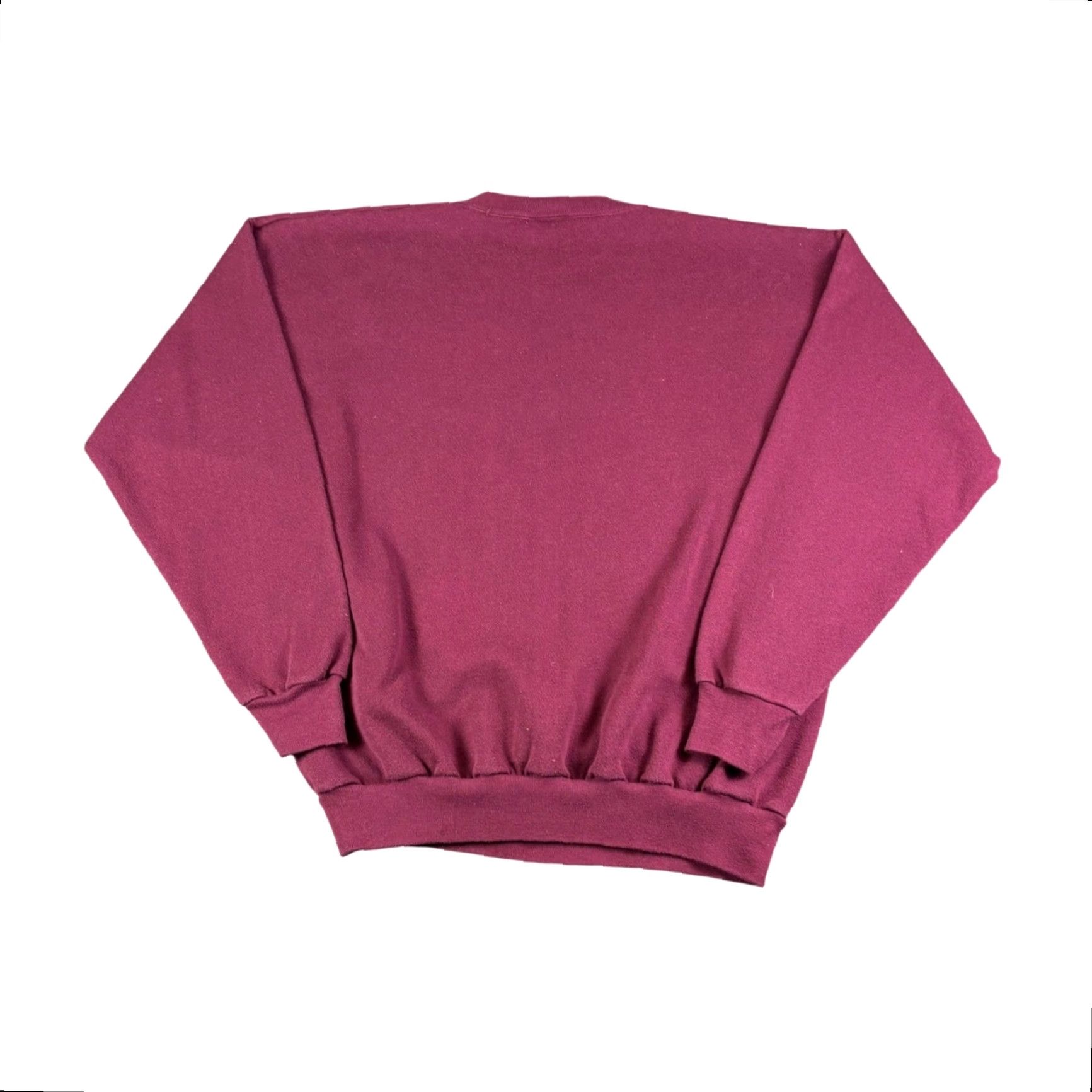 Vintage VINTAGE Cotton Grove Designs XL USA Made Eagle Moon Graphic Sweatshirt Burgundy Mens Size US XL / EU 56 / 4 - 2 Thumbnail