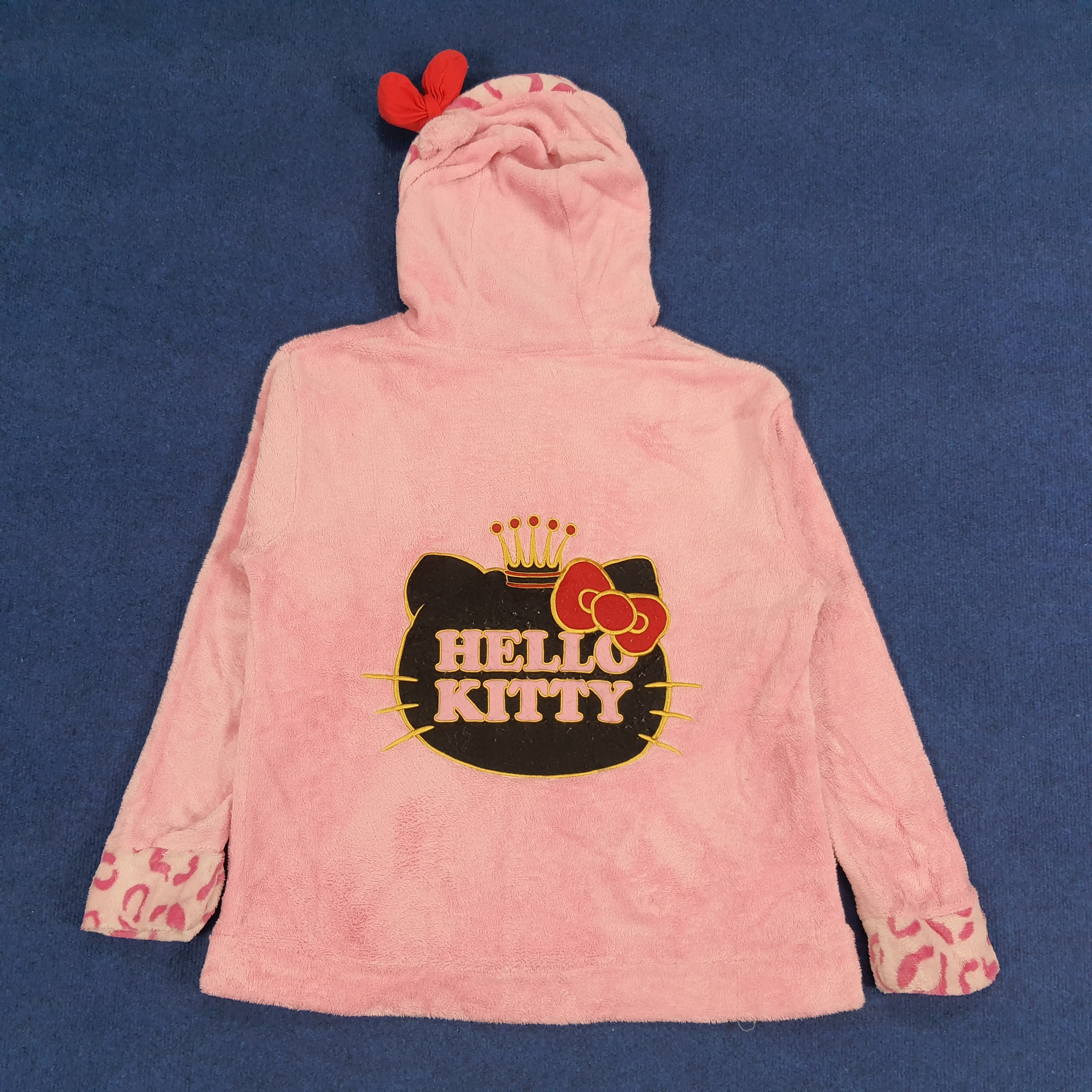 Japanese Brand × Vintage Vintage Hello Kitty Japanese Brand Zipper Fleece Hoodie Size S / US 4 / IT 40 - 1 Thumbnail