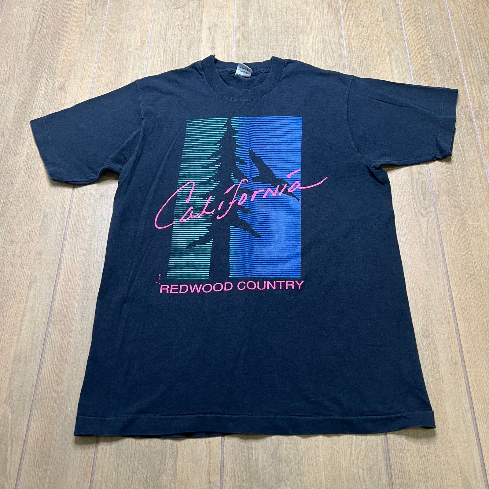 Fruit Of The Loom Vintage California Redwood Country T Shirt 90s USA M Size US M / EU 48-50 / 2 - 1 Thumbnail