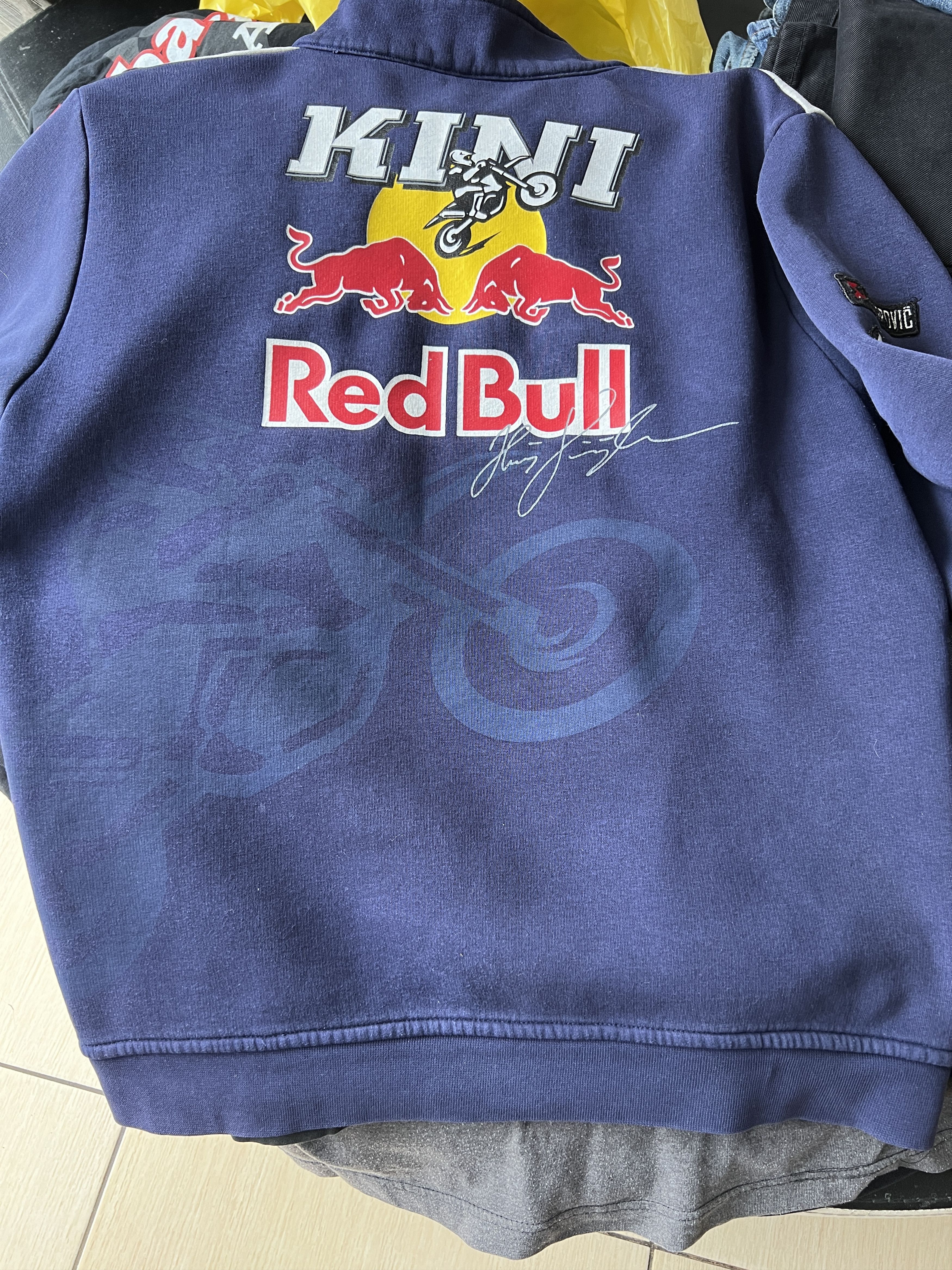 Red Bull Kini Red Bull Motocross Vintage Y2K Racing jacket Size US L / EU 52-54 / 3 - 20 Thumbnail