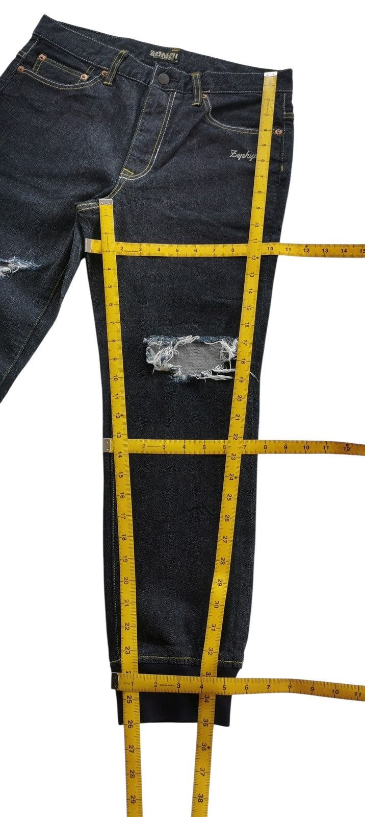 Japanese Brand Zephyren Distressed Jogger Jeans – Japan Exclusive Size US 31 - 12 Thumbnail