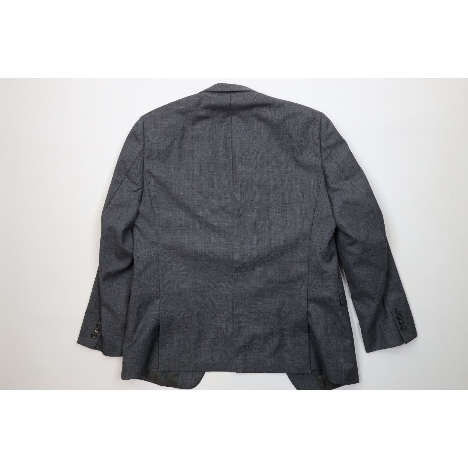 Calvin Klein Calvin Klein Extreme Slim Fit Wool 2 Piece Suit Wedding Size 40R - 9 Thumbnail