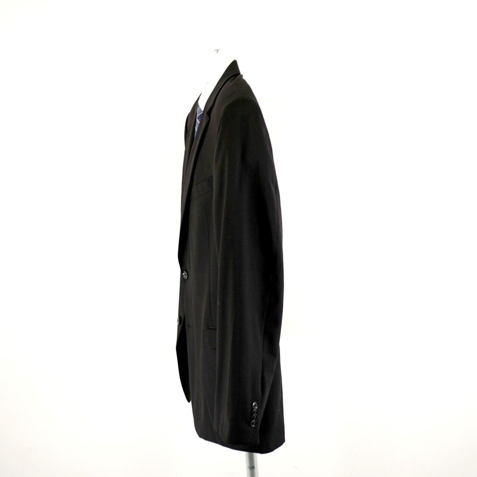 Tommy Hilfiger Tommy Hilfiger Wool Blend Black 2 Button Blazer 44L Tagged 4 Size 44L - 4 Thumbnail
