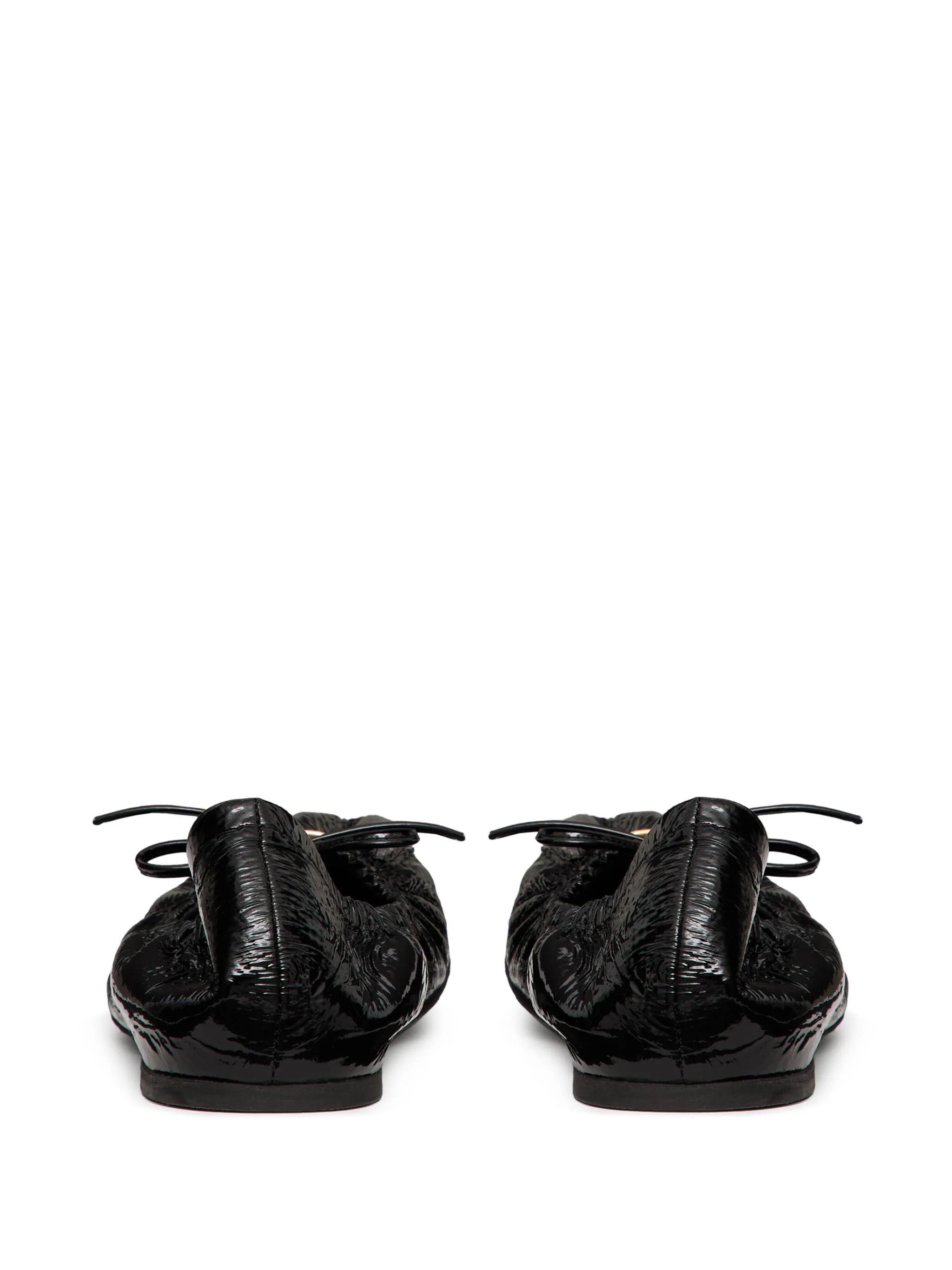 Valentino o1s22i1n0924 Vlogo Signature Patent Leather Flats Size US 9 / IT 39 - 3 Thumbnail