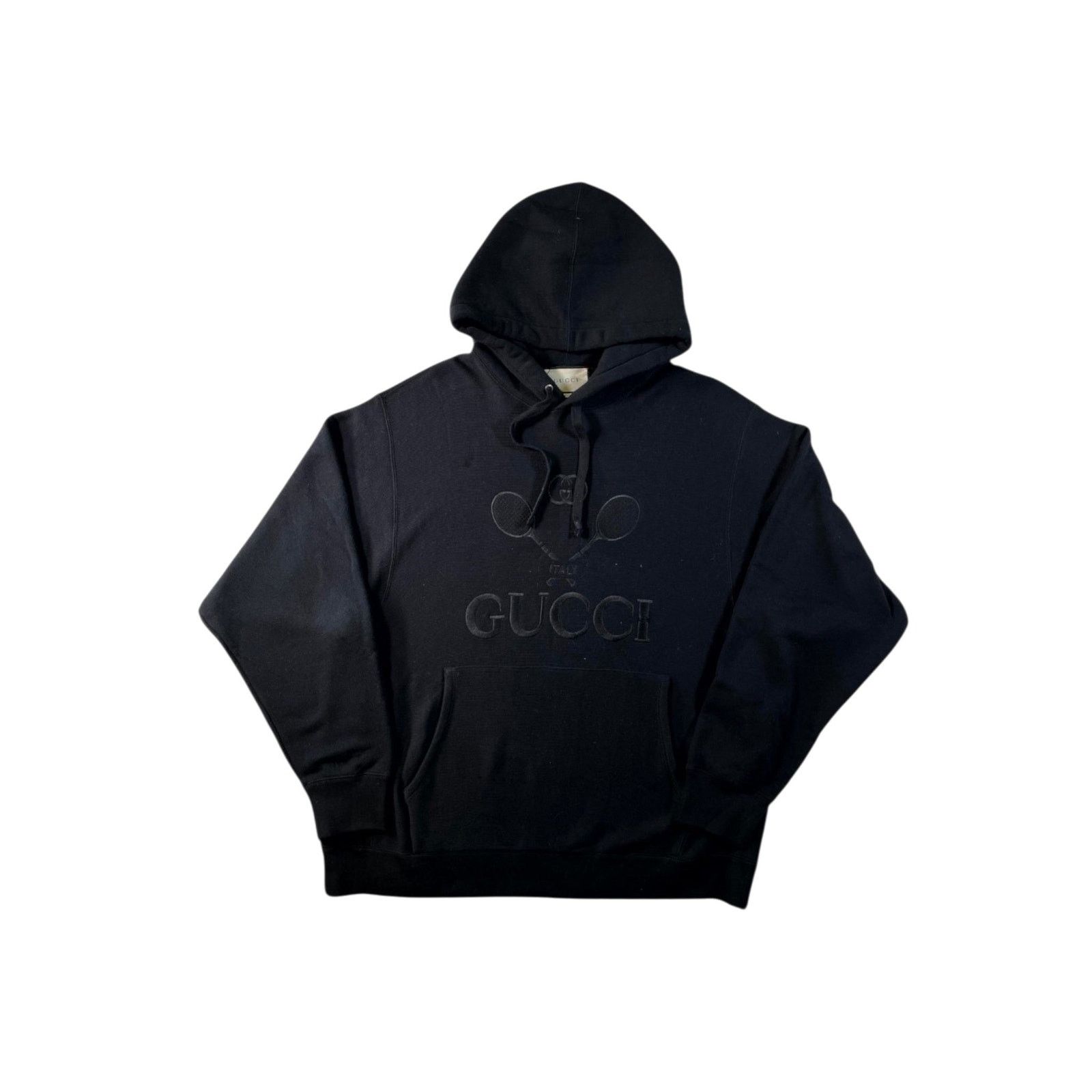 Gucci Gucci "Mono Tennis" Black Hoodie Size US XXL / EU 58 / 5 - 1 Thumbnail