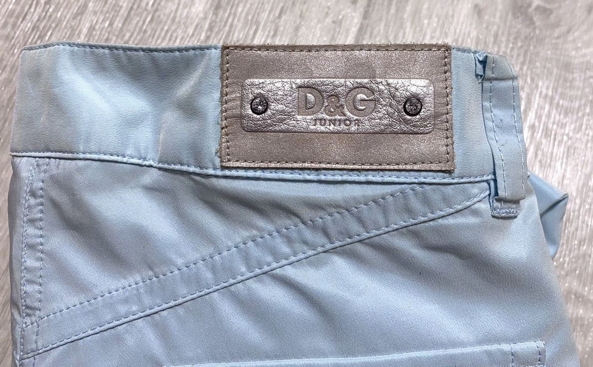 Dolce & Gabbana NWT Women’s Junior D&G Blue Polyester Shorts Capri Size 26" / US 2 / IT 38 - 19 Thumbnail