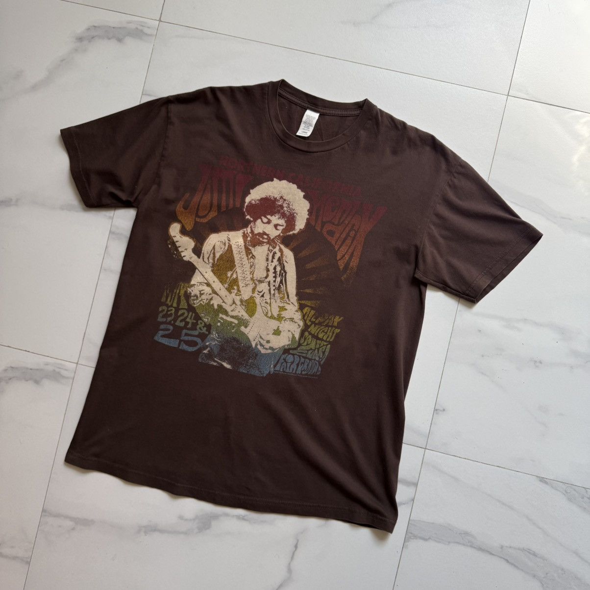 Jimi Hendrix Vintage Y2K Jimi Hendrix Tee Size US L / EU 52-54 / 3 - 3 Thumbnail
