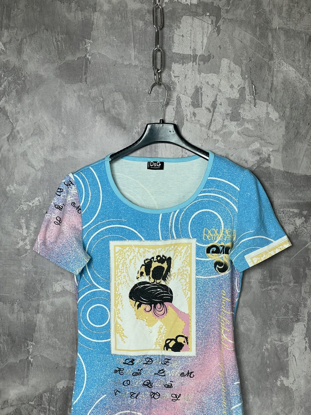 Dolce & Gabbana Vintage Y2K Dolce Gabbana Coloured Japanese Geisha tank top Size S / US 4 / IT 40 - 2 Thumbnail