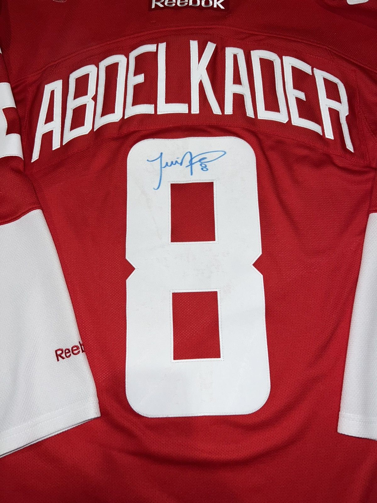 NHL Signed Abdelkader Detroit Red Wings Stadium Series Jersey Size US M / EU 48-50 / 2 - 3 Thumbnail