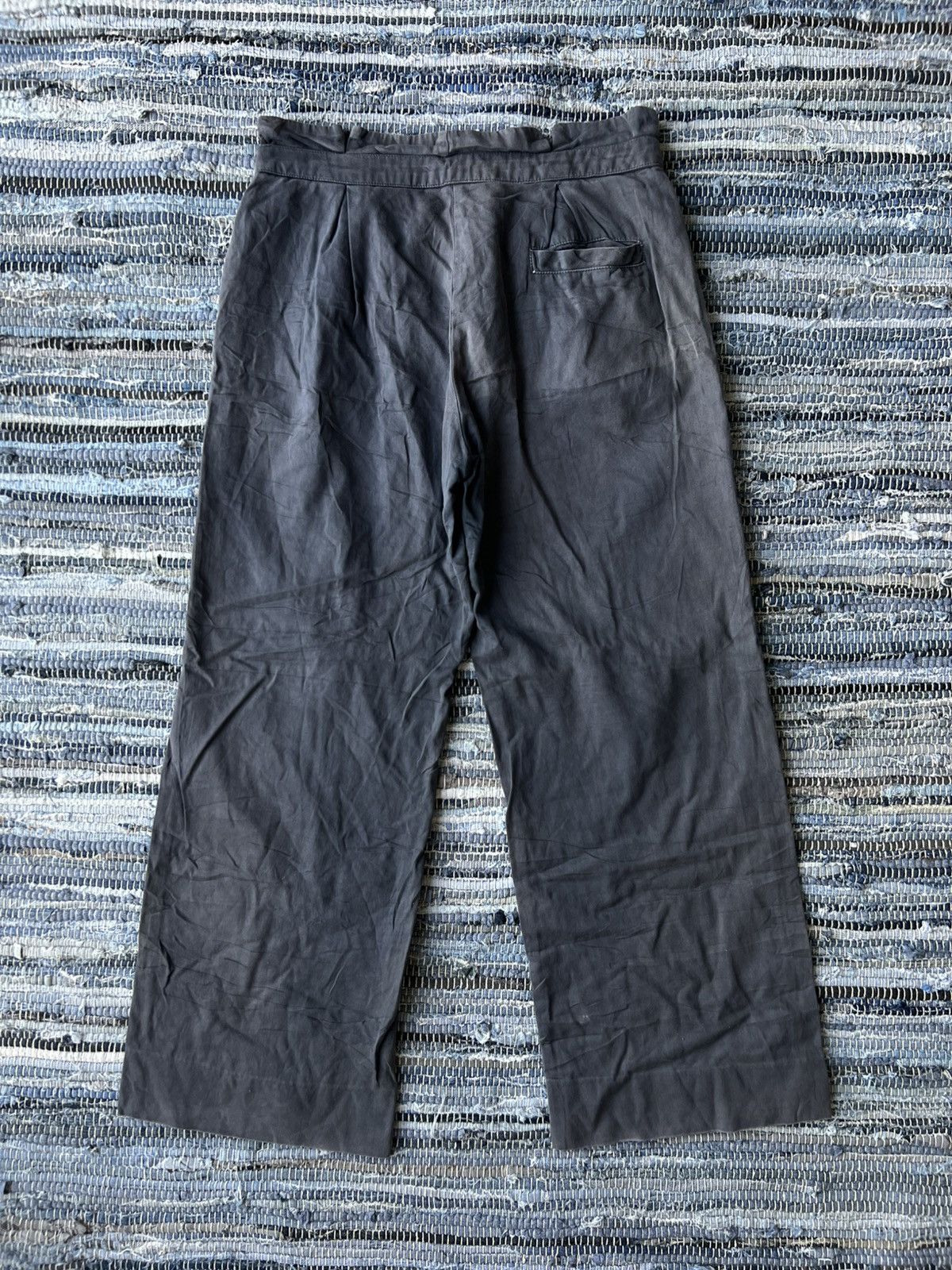 Maison Margiela 1990s Maison Margiela Light Weight Belt Strap Wide Leg Pants Size US 30 / EU 46 - 5 Thumbnail