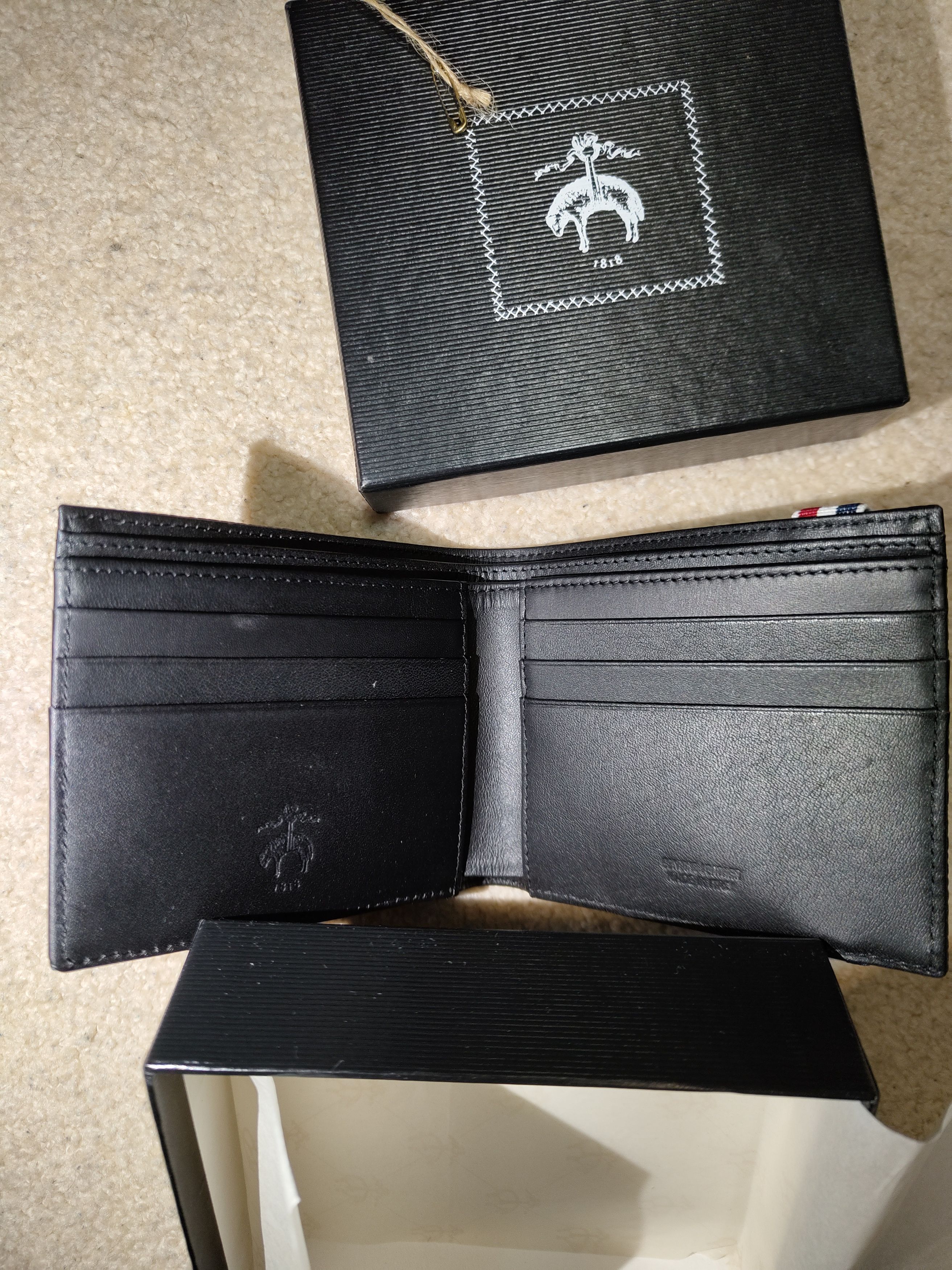 Brooks Brothers Black Fleece Mens Brooks Brothers Black Fleece (Thom Browne) Wallet Size ONE SIZE - 4 Thumbnail