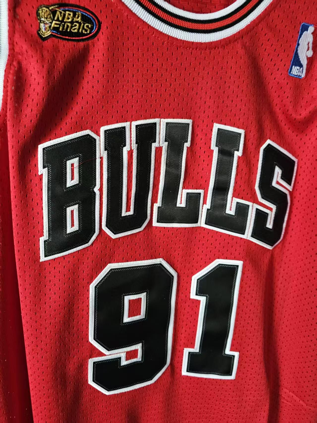 NBA Bulls 91 Dennis Rodman Jersey Red Size US S / EU 44-46 / 1 - 3 Thumbnail