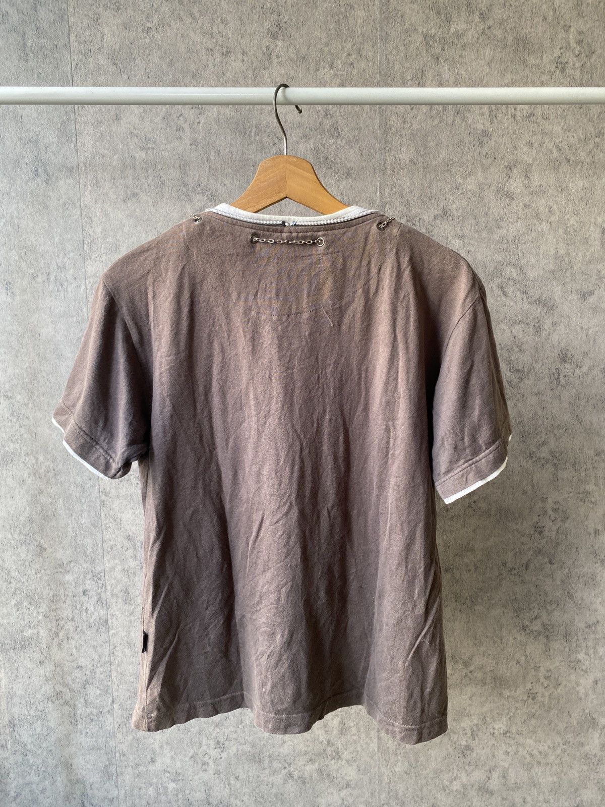 Japanese Brand Badboy Y2k Style Poem Design Sunfaded T Shirt Size US M / EU 48-50 / 2 - 2 Thumbnail
