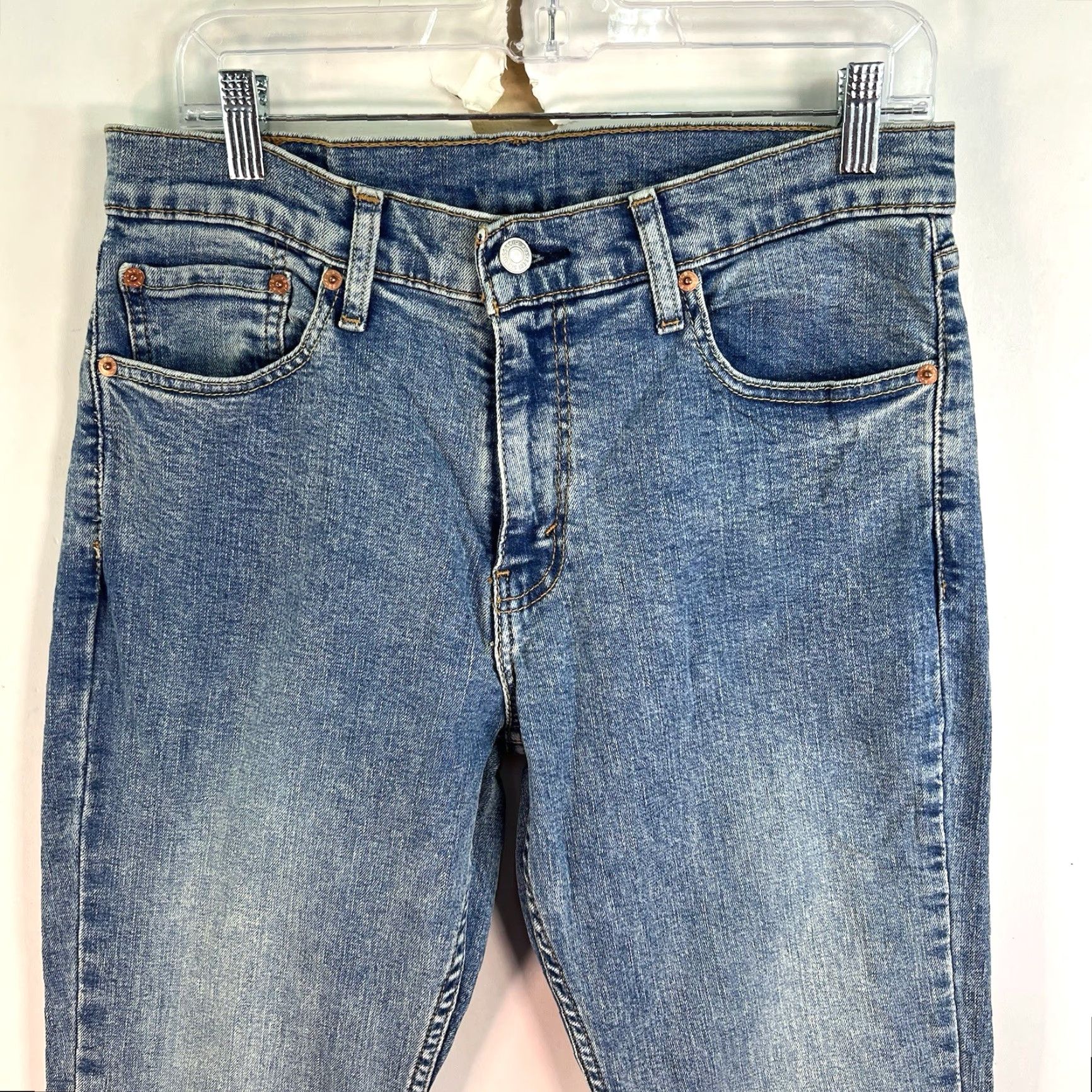 Levi's VINTAGE Levi's 511 Slim Fit Jeans Mens Size 32 x 32 Blue Denim 2010s Size US 32 / EU 48 - 2 Thumbnail