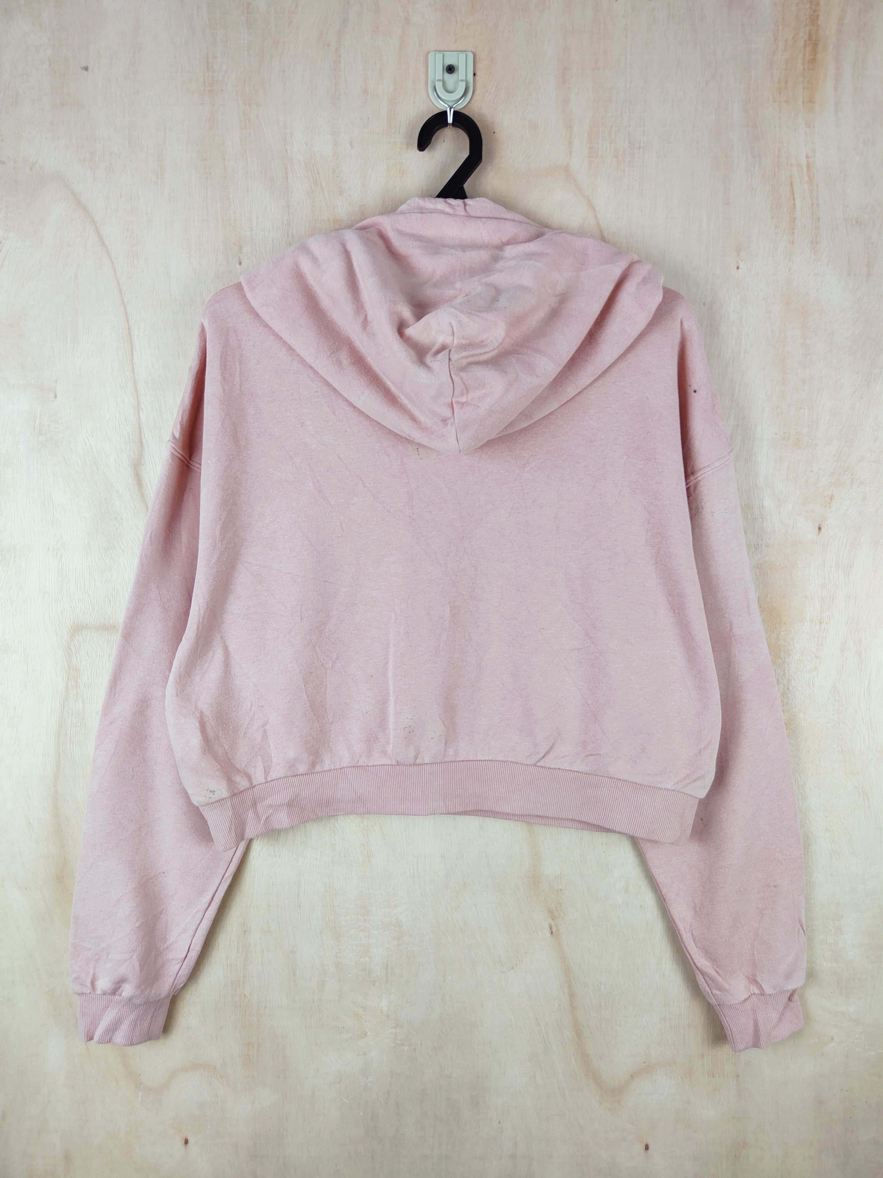 Divided × Vintage Vintage Divided Pink Hoodie Crop Tops Size S / US 4 / IT 40 - 7 Thumbnail